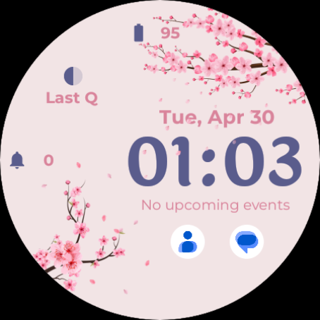 EXD041: Spring Watch Face screenshot