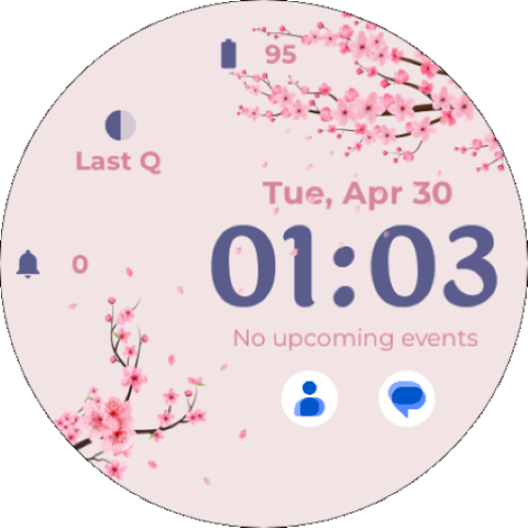 EXD041: Spring Watch Face screenshot