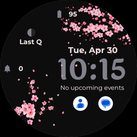 EXD041: Spring Watch Face screenshot