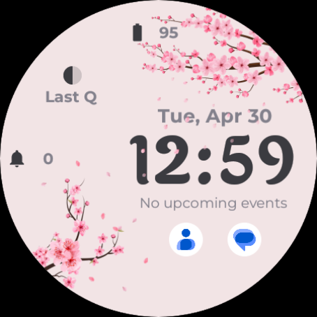 EXD041: Spring Watch Face screenshot