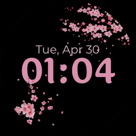 EXD041: Spring Watch Face screenshot