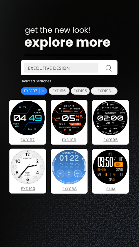 EXD198: Dual Tone Hybrid Face screenshot