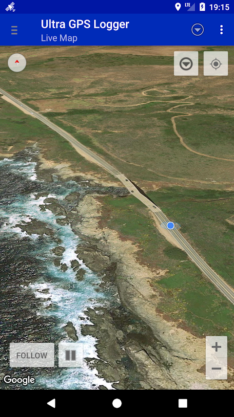 Ultra GPS Logger screenshot