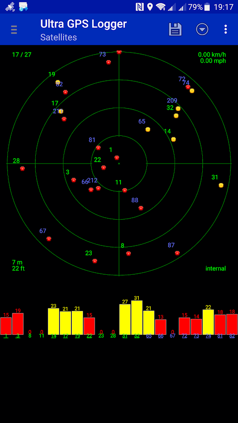 Ultra GPS Logger screenshot