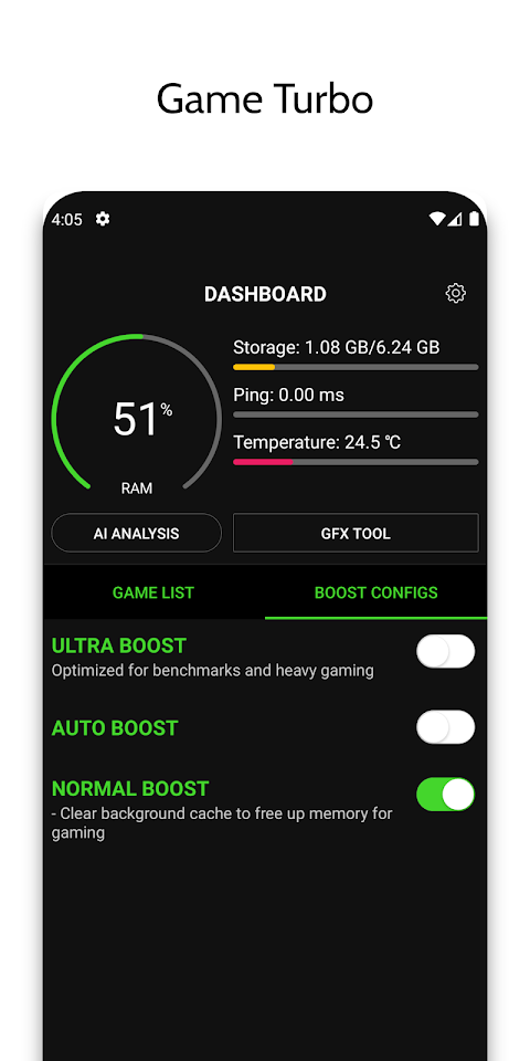 Game Booster 4x Faster Pro screenshot
