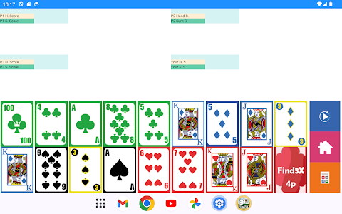 Brain Card Game – Find3x 4P screenshot