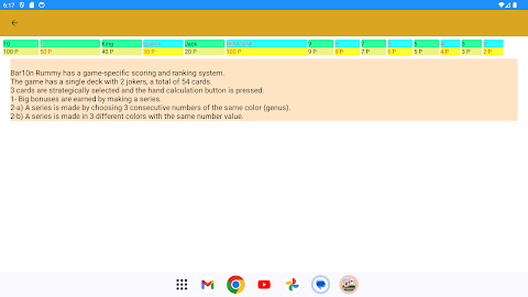 Bar10n – Rummy screenshot