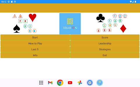 Brain Card Game – Xbar10n screenshot