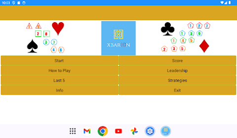 Brain Card Game – Xbar10n screenshot