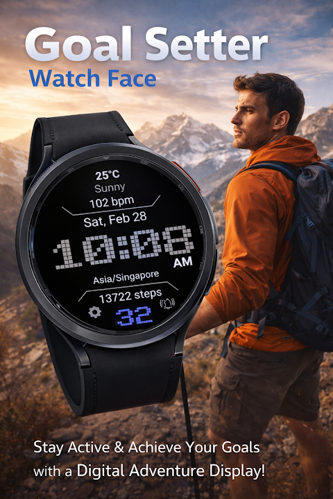 Goal Setter Watch Face screenshot
