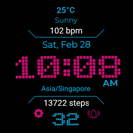 Goal Setter Watch Face screenshot