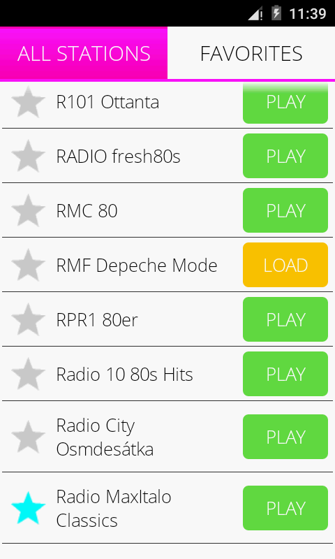 80s Music Radio Pro screenshot