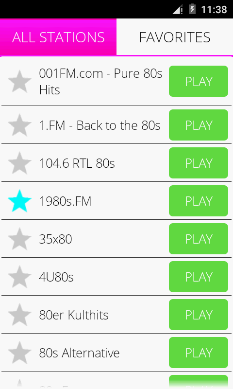 80s Music Radio Pro screenshot
