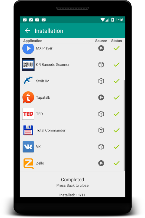Glextor App Folder Organizer screenshot