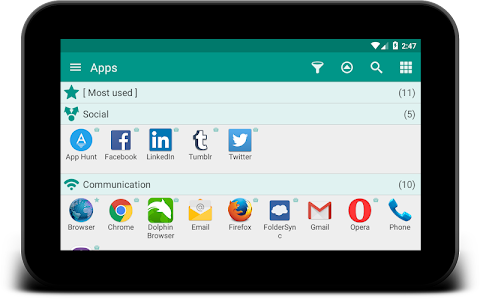 Glextor App Folder Organizer screenshot