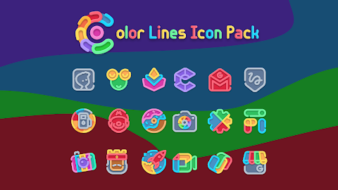 Color Line – Vibrant Icon Pack screenshot