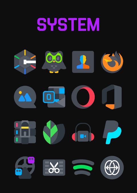 Asphalt – Dark Icon Pack screenshot