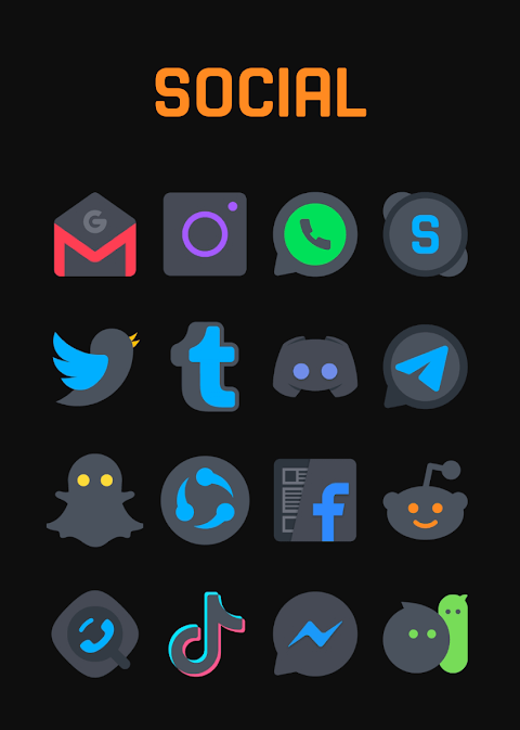 Asphalt – Dark Icon Pack screenshot