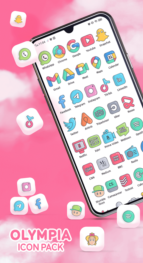 Olympia – Cartoon Icons Pack screenshot