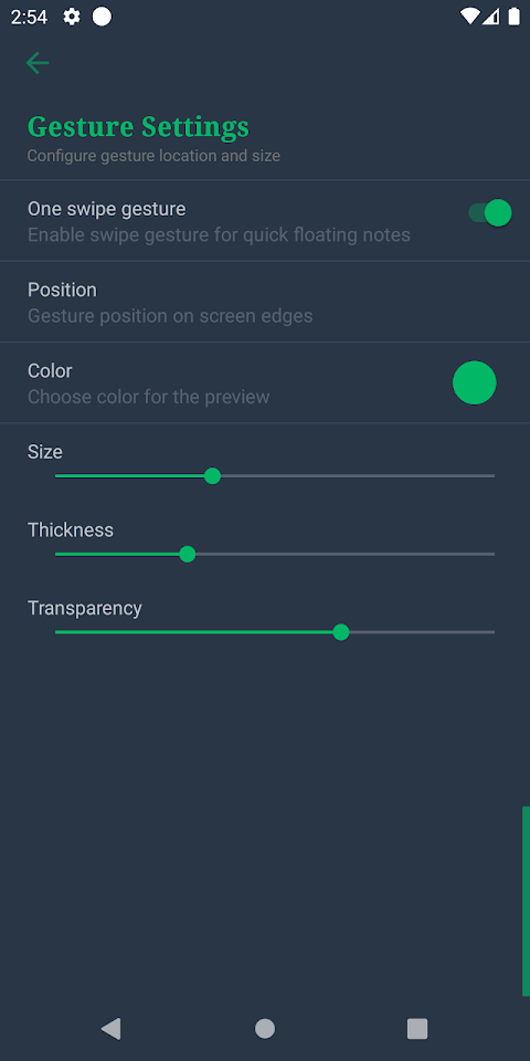 One Swipe Notes – Quick Notes screenshot