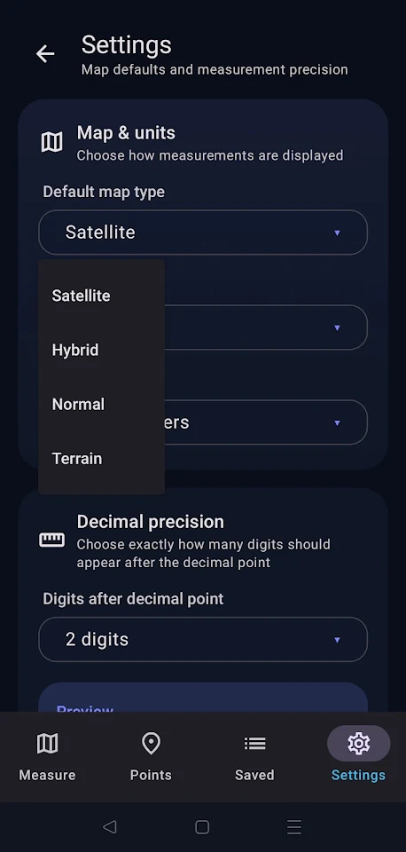 Topometria – Distance & Area screenshot