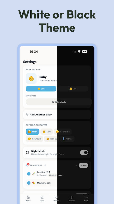 Baby Tracker Newborn Sleep Log screenshot