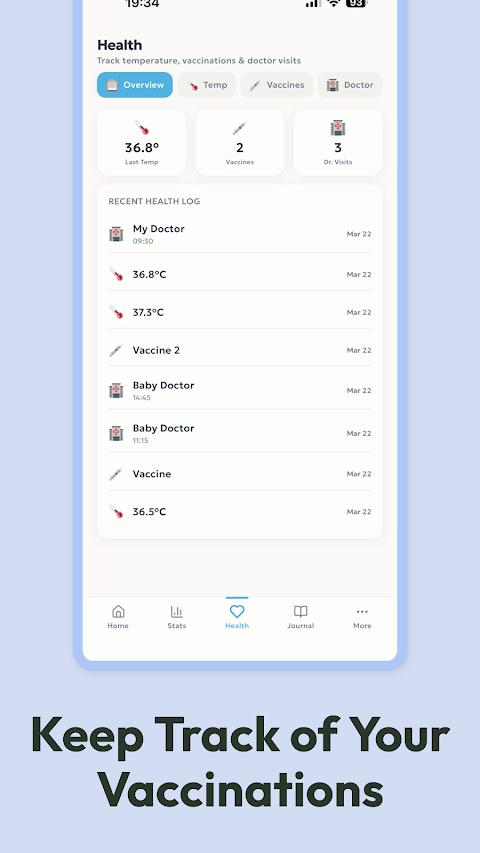 Baby Tracker Newborn Sleep Log screenshot