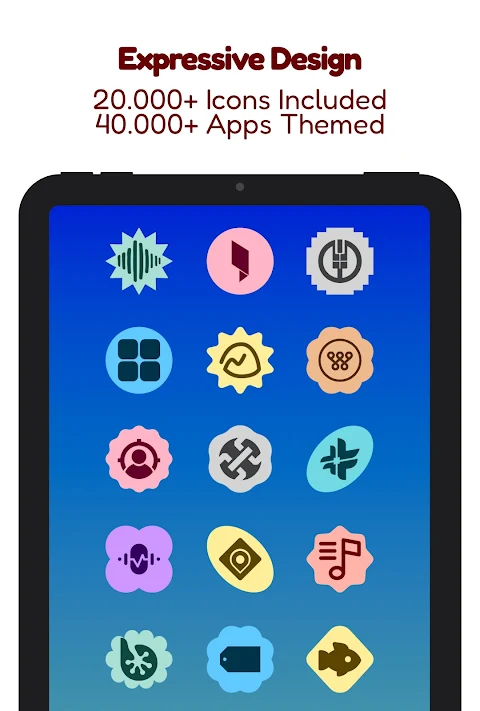 Expressive Shapes Icon Pack screenshot