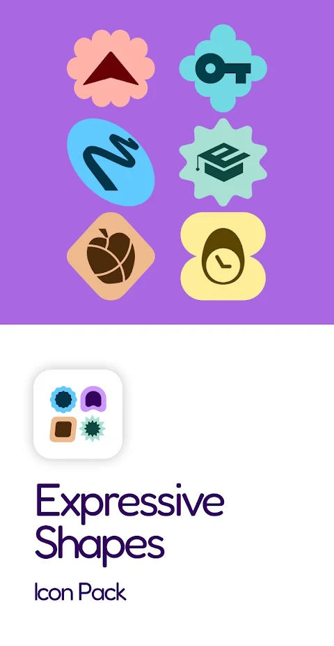 Expressive Shapes Icon Pack screenshot