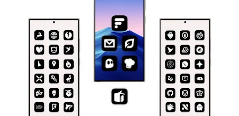 iBlack OS Icon Pack screenshot