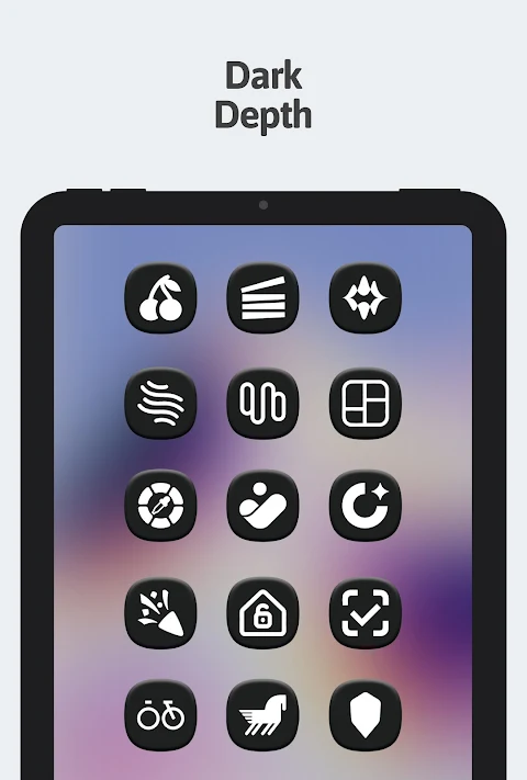 One 3D Dark Icon Pack screenshot