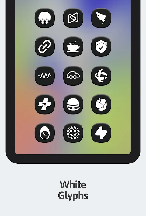 One 3D Dark Icon Pack screenshot