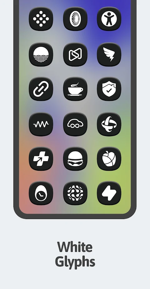 One 3D Dark Icon Pack screenshot