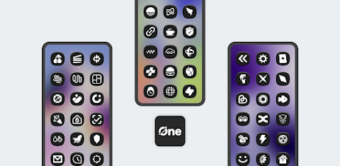 One 3D Dark Icon Pack screenshot