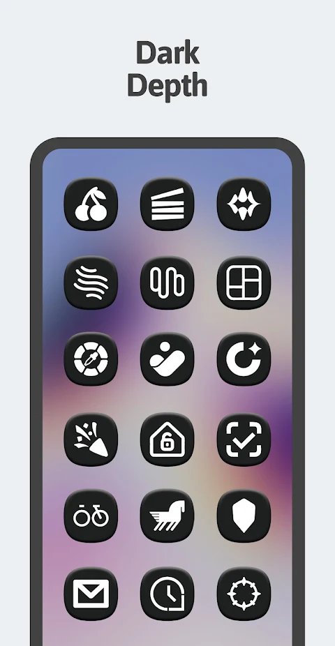 One 3D Dark Icon Pack screenshot
