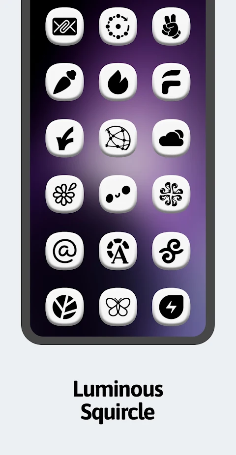 One 3D White Icon Pack screenshot