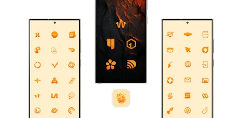 Orange Citrus Icon Pack screenshot