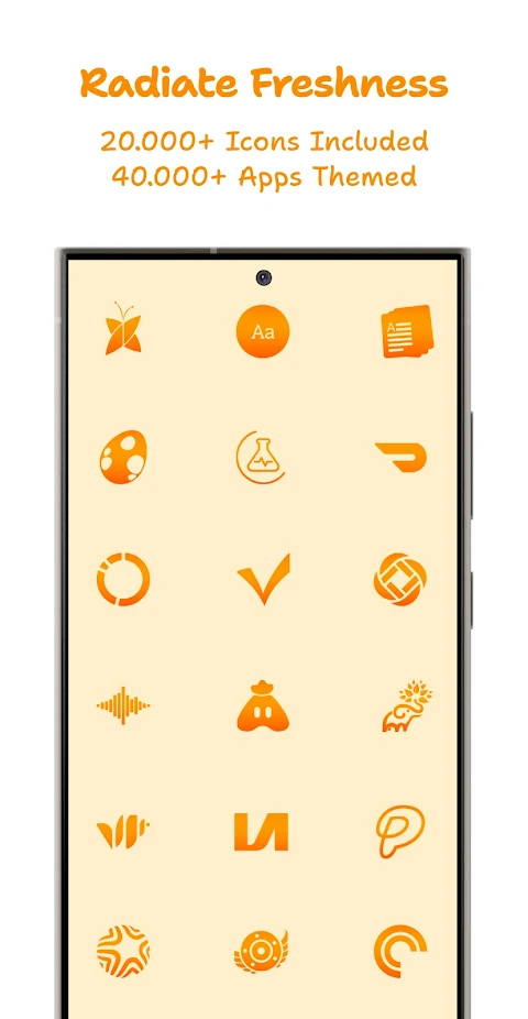 Orange Citrus Icon Pack screenshot