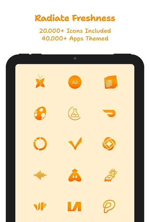 Orange Citrus Icon Pack screenshot