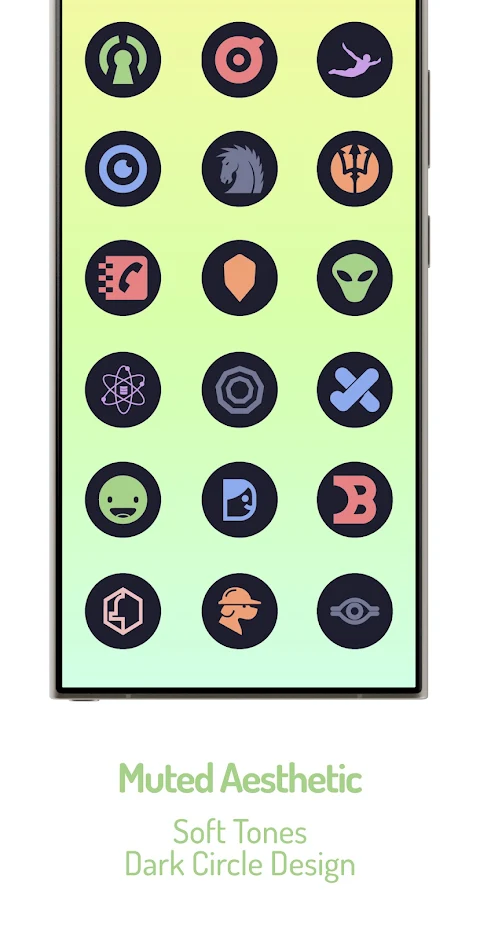 Pastel Dark Icon Pack screenshot