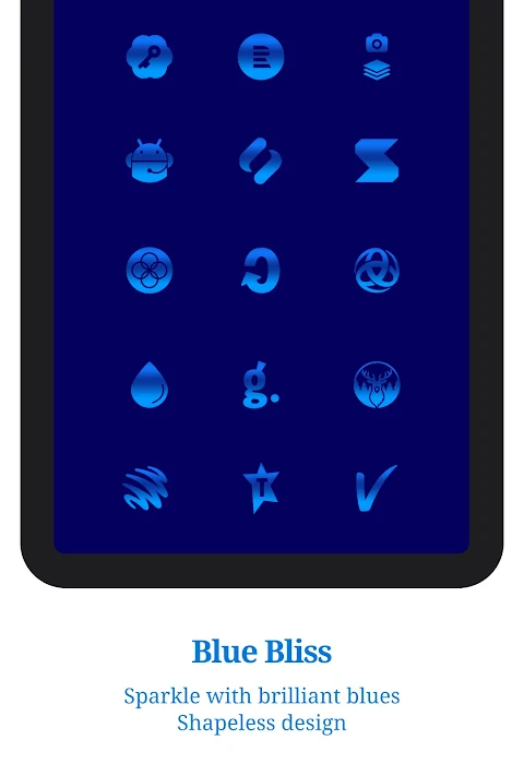 Sapphire Blue Icon Pack screenshot