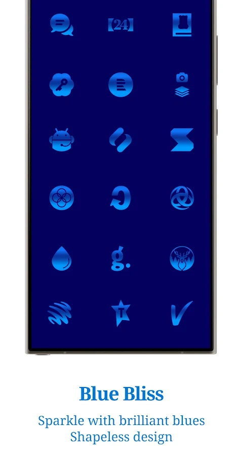 Sapphire Blue Icon Pack screenshot