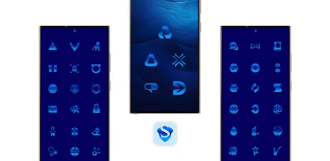 Sapphire Blue Icon Pack screenshot