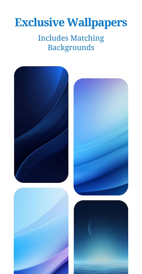 Sapphire Blue Icon Pack screenshot