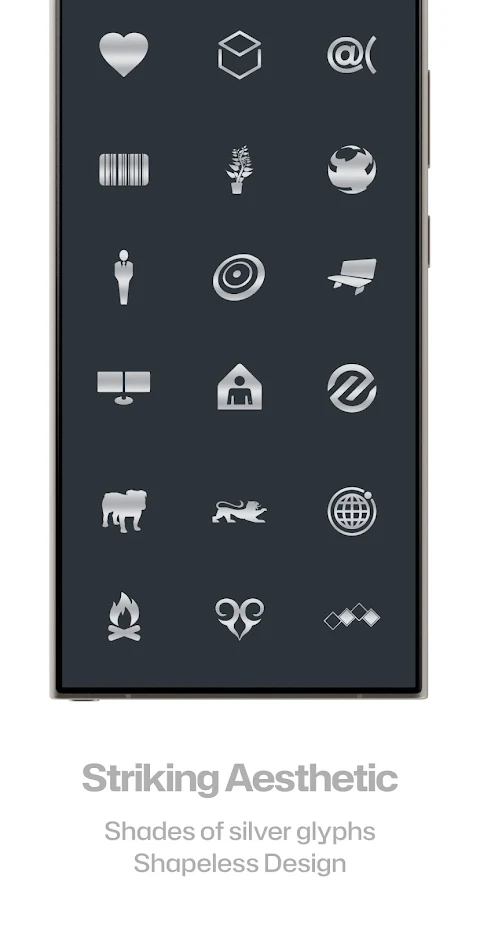 Silver Steel Icon Pack screenshot