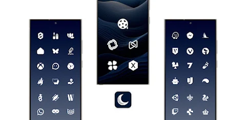 White Moonlight Icon Pack screenshot