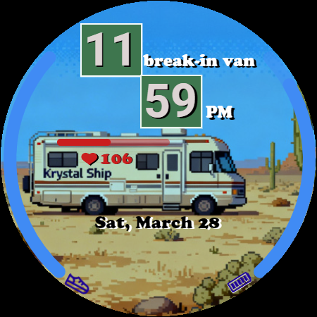 Break-in Van: 8-Bit Pixel Face screenshot