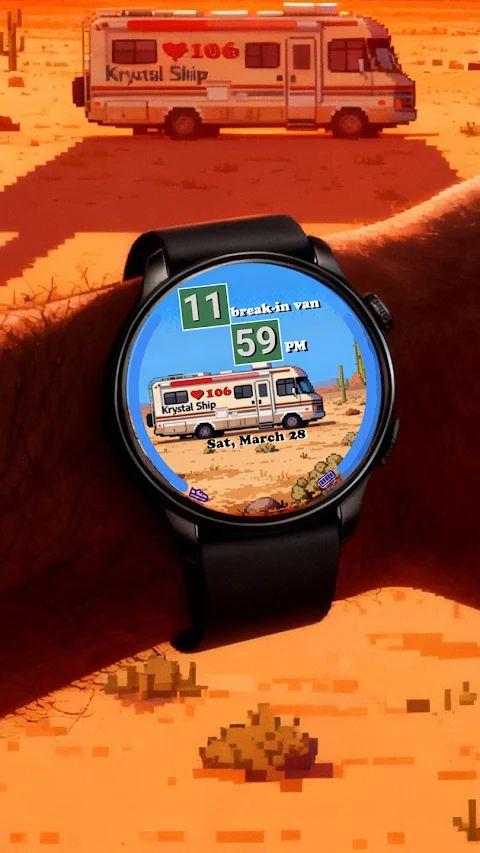 Break-in Van: 8-Bit Pixel Face screenshot