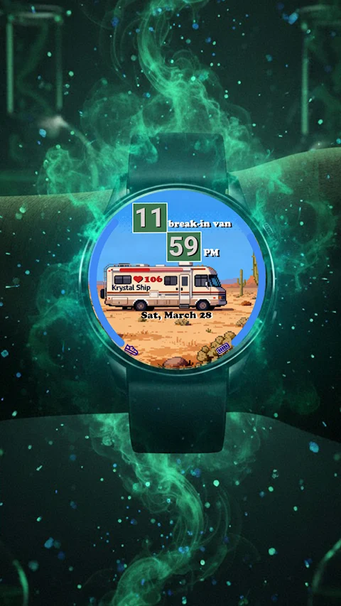 Break-in Van: 8-Bit Pixel Face screenshot