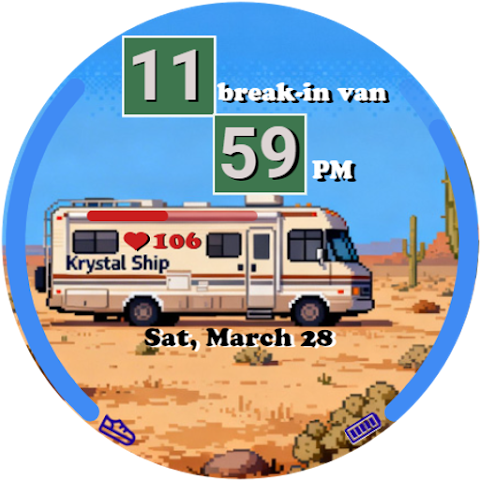 Break-in Van: 8-Bit Pixel Face screenshot